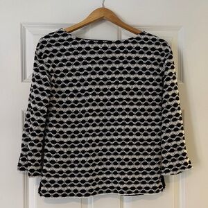 Tory Burch black and white top Small